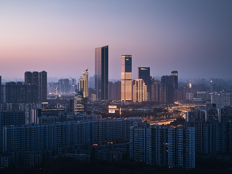 City Evening Night View