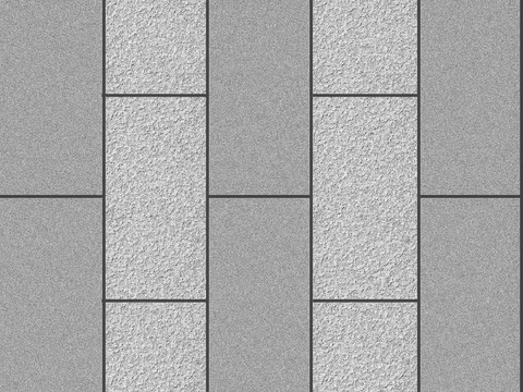 Grey Staggering Brick Square Paving Landscape Paving