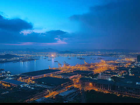 City Evening Night View