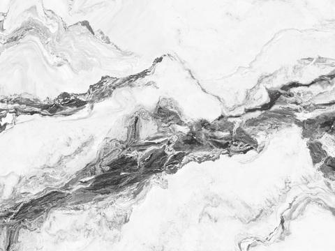 Black and white landscape texture marble rock slab