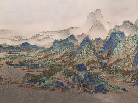 New Chinese Landscape Wallpaper