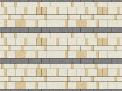 Stone parquet stone wall