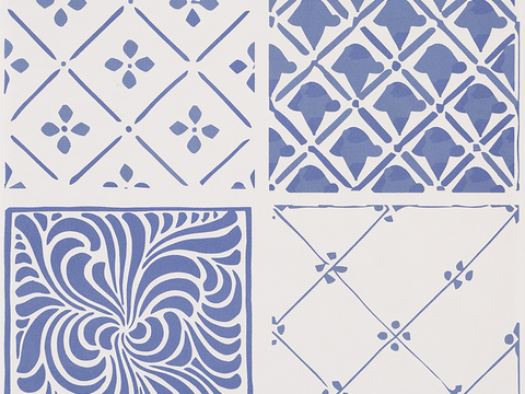 blue and white porcelain blue tiles