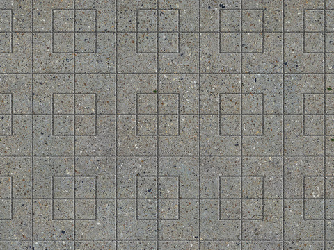 Seamless outdoor brick sidewalk road ground square brick