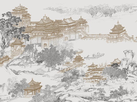 Chaoqing Wall Cloth Mural