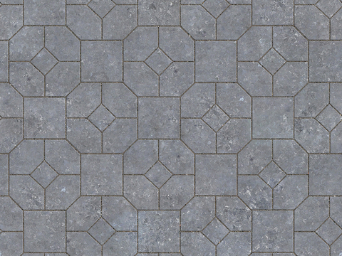 Seamless outdoor brick sidewalk road ground square brick