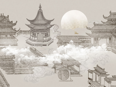 New Chinese Ancient Architecture Wallpaper