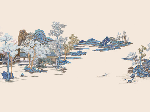 Chaoqing Wall Cloth Mural