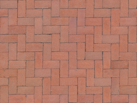 Seamless outdoor brick sidewalk road ground square brick