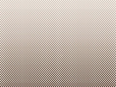 Gradient metal plate mesh