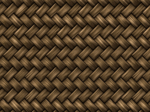 Seamless Rattan Bamboo Rattan Woven