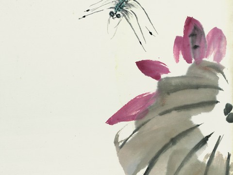 Chinese Famous Calligraphers and Painters Qi Baishi Works Traditional Chinese Painting