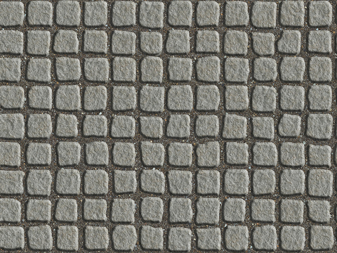 Seamless outdoor brick sidewalk road ground square brick