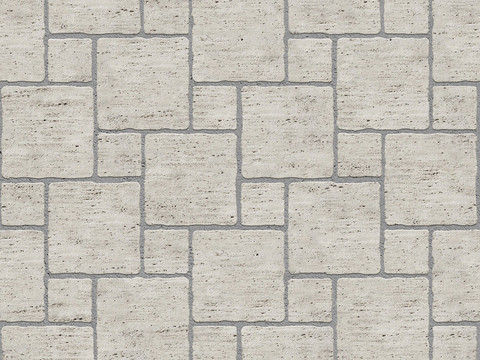 Seamless outdoor brick sidewalk road ground square brick