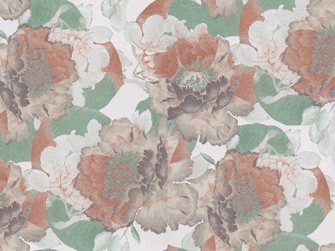 Soft Plant Print Wallpaper