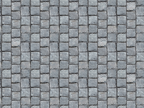 Seamless outdoor brick sidewalk road ground square brick