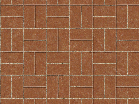 Seamless outdoor brick sidewalk road ground square brick