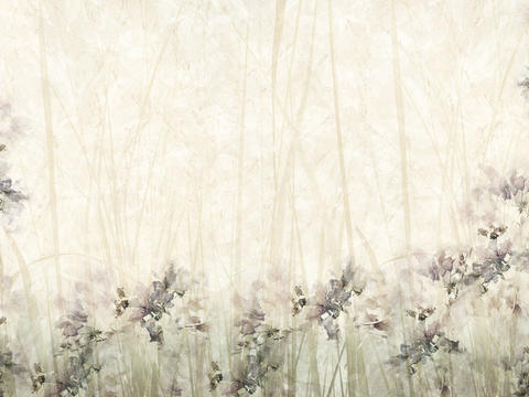 Beige plant wallpaper