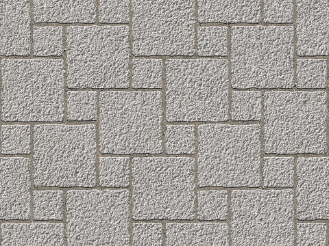 Seamless outdoor brick sidewalk road ground square brick