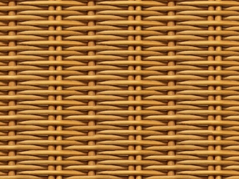 Seamless Bamboo Rattan Woven