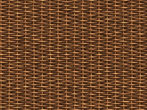 Seamless Bamboo Rattan Woven