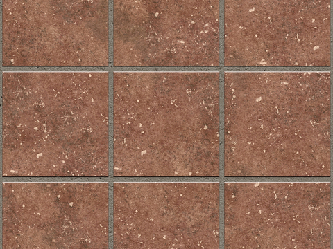 Seamless outdoor brick sidewalk road ground square brick