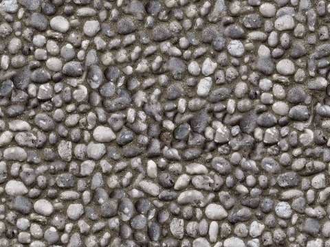 Seamless gray goose soft stone gravel floor tile sidewalk road ground street square paving