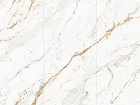 Karala Gold White Marble Rock Slab