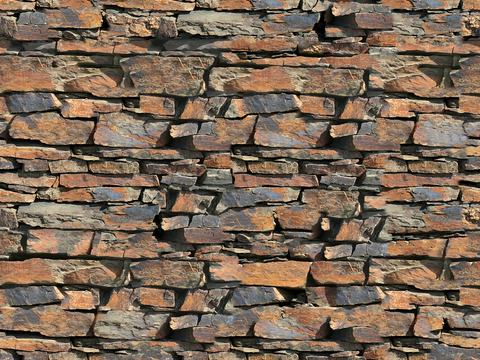 Seamless outdoor building wall exterior wall brick wall