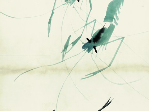 Chinese Famous Calligraphers and Painters Qi Baishi Works Traditional Chinese Painting