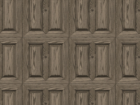 Seamless wood veneer panels