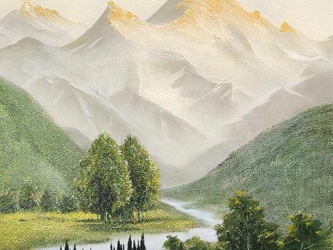 Modern Landscape Texture Painting Decorative Painting