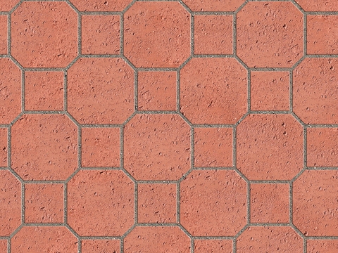 Seamless outdoor brick sidewalk road ground square brick