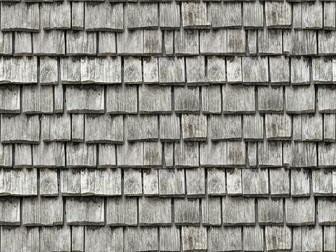 Seamless old villa building roof anti-corrosion wood tiles