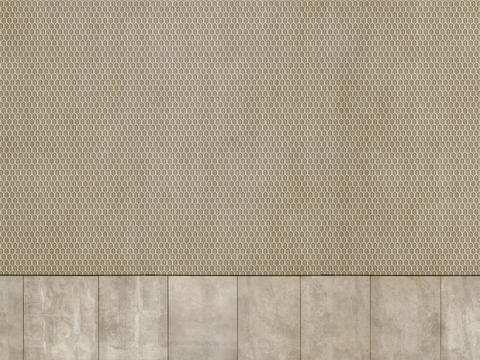 Beige geometric wallpaper