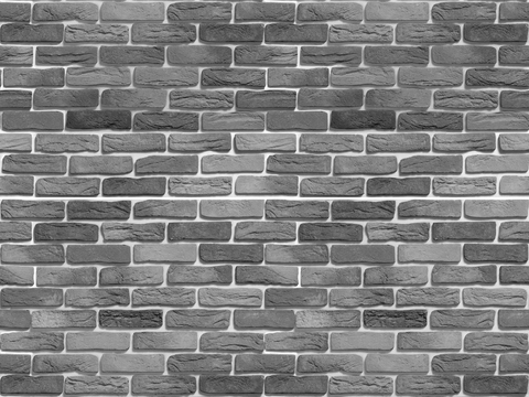 gray-white green brick wall