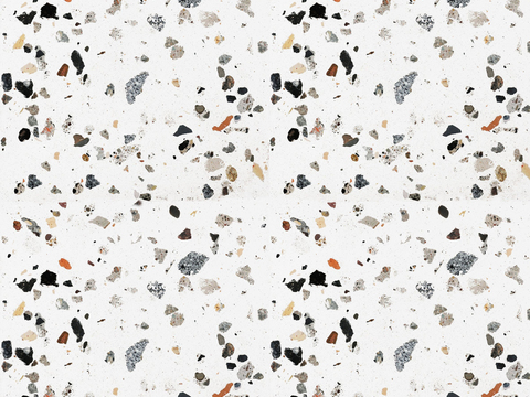 Nobel white high-definition ultra-clear terrazzo