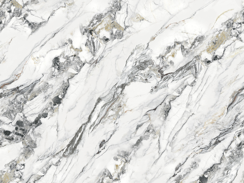 White Pattern Super Clear Luxury Stone Marble Stone Rock Slab