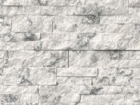 White culture stone wall