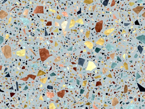 ultra-clear terrazzo