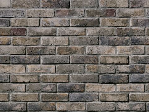 New exterior wall stone wall