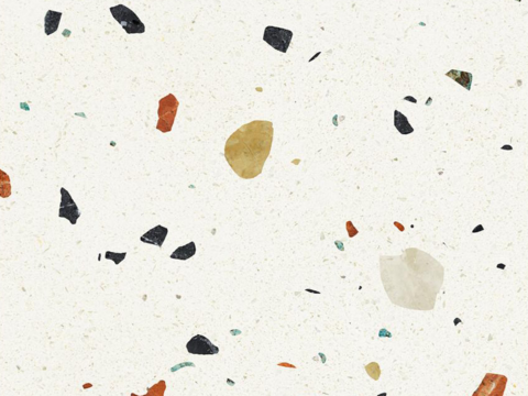 Color terrazzo tile