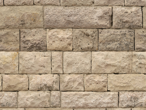 New exterior wall stone wall