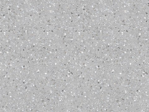 light gray ultra-clear terrazzo