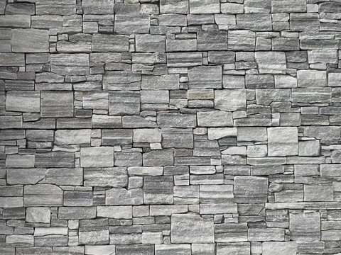 Grey culture stone wall