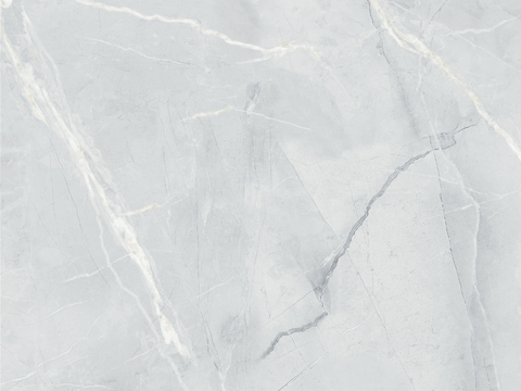 Grey super clear even-grain marble slab