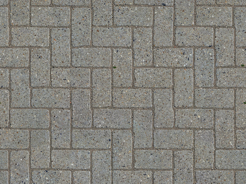 Seamless outdoor brick sidewalk road ground square brick