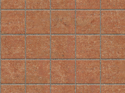 Seamless outdoor brick sidewalk road ground square brick