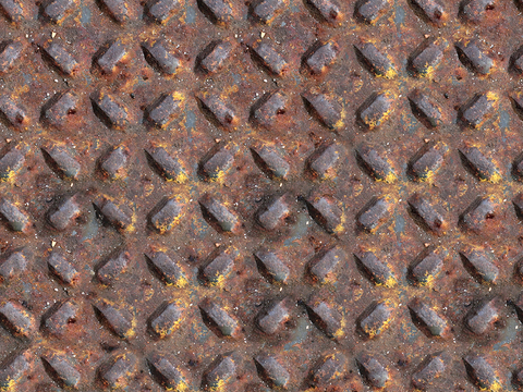 Seamless wrought iron sheet steel texture