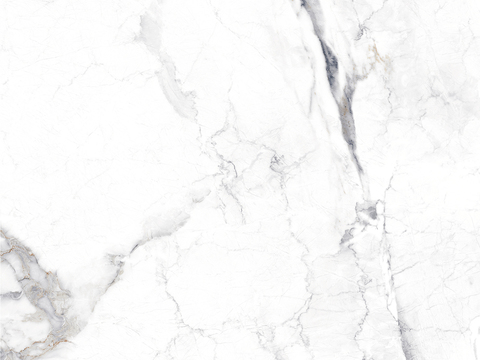 White Super Clear Marble Rock Slab